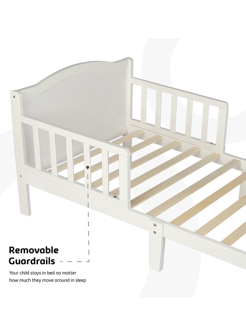 Moon Wooden Toddler Bed 143x73x60 Cm 3 To 12 Years  - Image 4