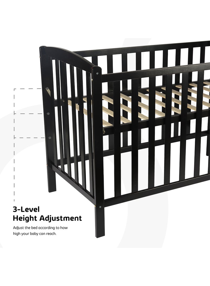 Moon Wooden Window Crib 129x69x96 Cm 0 To 4 Years  - Image 3