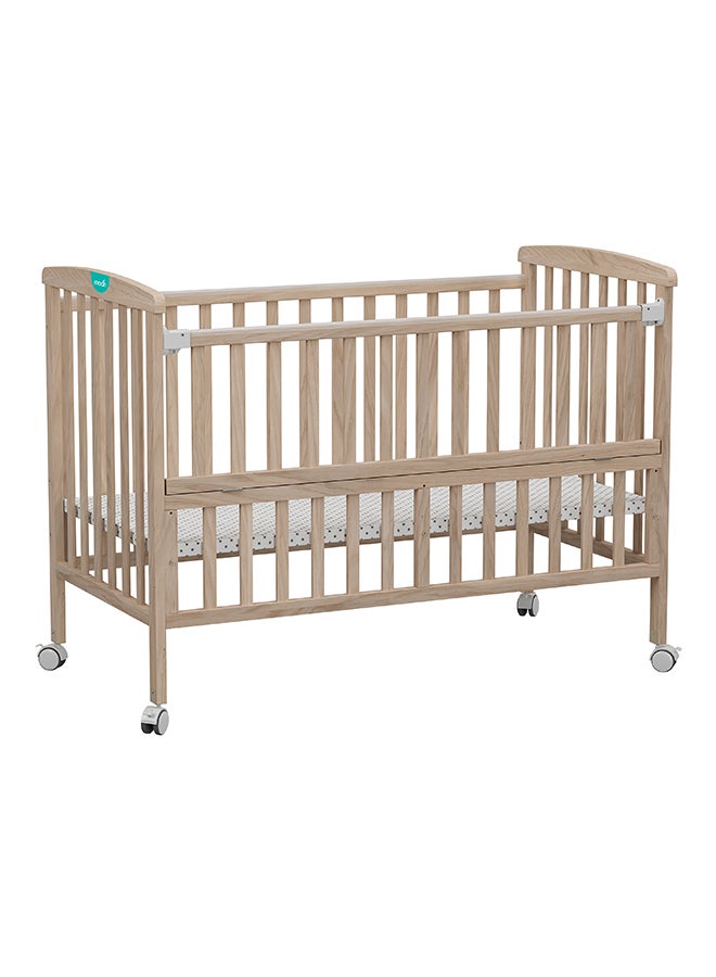 مون سرير خشبي محمول مقاس 129x69x96 سم من 0 إلى 4 سنوات - Image 1