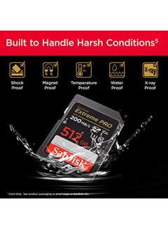 Sandisk 512 GB Extreme Pro SD UHS I Card for 4K Video for DSLR and Mirrorless Cameras 200MB/s Read & 140MB/s Write, Lifetime Warranty SDSDXXD-512G-GN4IN 512 GB  - Image 5