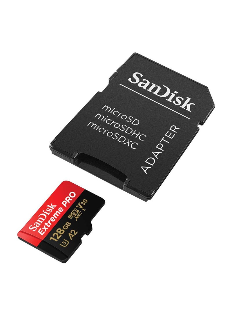 Sandisk - Extreme Pro microSD UHS I Card for 4K Video on Smartphones, Action Cams & Drones 200MB/s Read, 90MB/s Write, Lifetime Warranty 128 GB SDSQXCD-128G-GN6MA 128 GB - Image 1