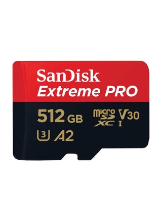 Extreme Pro microSD UHS I Card for 4K Video on Smartphones, Action Cams & Drones 200MB/s Read, 140MB/s Write, Lifetime Warranty 512 GB - pnsku/N53372813A/45/_/1741013212/b27625a3-eb61-4cce-b1ae-8e041bad97ae