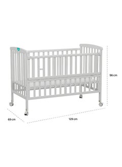 Wooden Portable Crib 129x69x96 Cm 0 To 4 Years - pnsku/N53372836A/45/_/1737361581/62e06a00-a418-43c3-a79c-00ba4a2fdb87