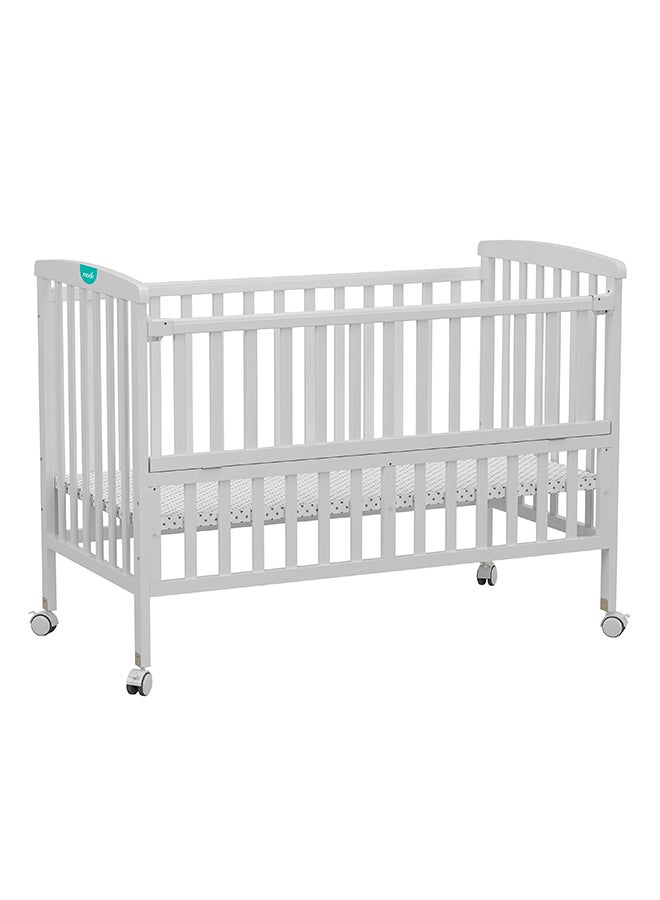 مون سرير خشبي متنقل مقاس 129x69x96 سم من 0 إلى 4 سنوات - Image 1