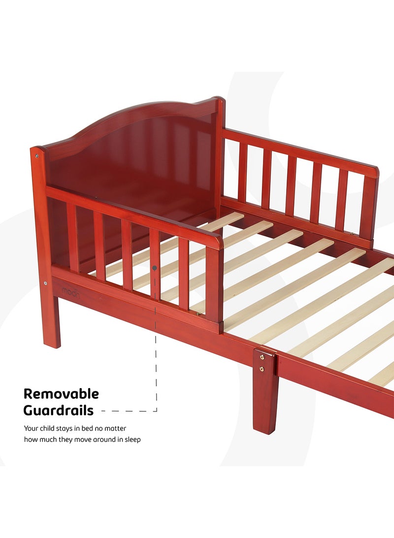 Moon Wooden Toddler Bed 143x60x73 Cm 3 To 12 Years  - Image 3