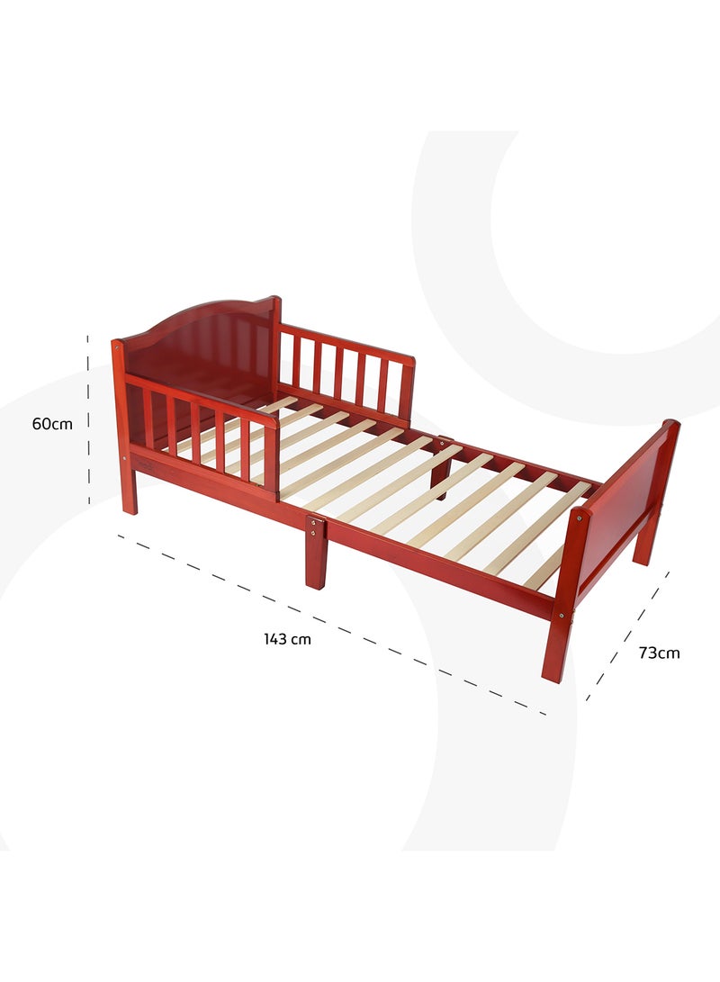 Moon Wooden Toddler Bed 143x60x73 Cm 3 To 12 Years  - Image 4