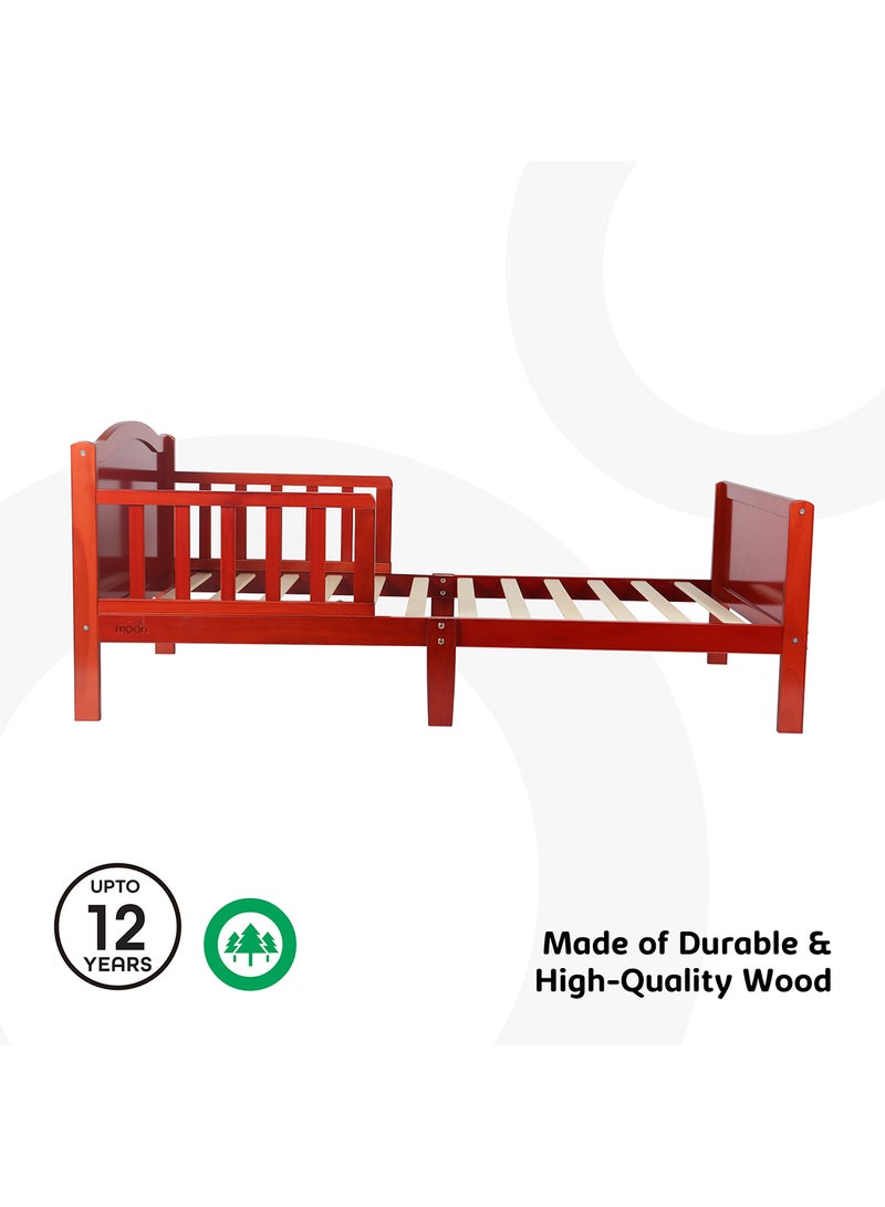 Moon Wooden Toddler Bed 143x60x73 Cm 3 To 12 Years  - Image 2
