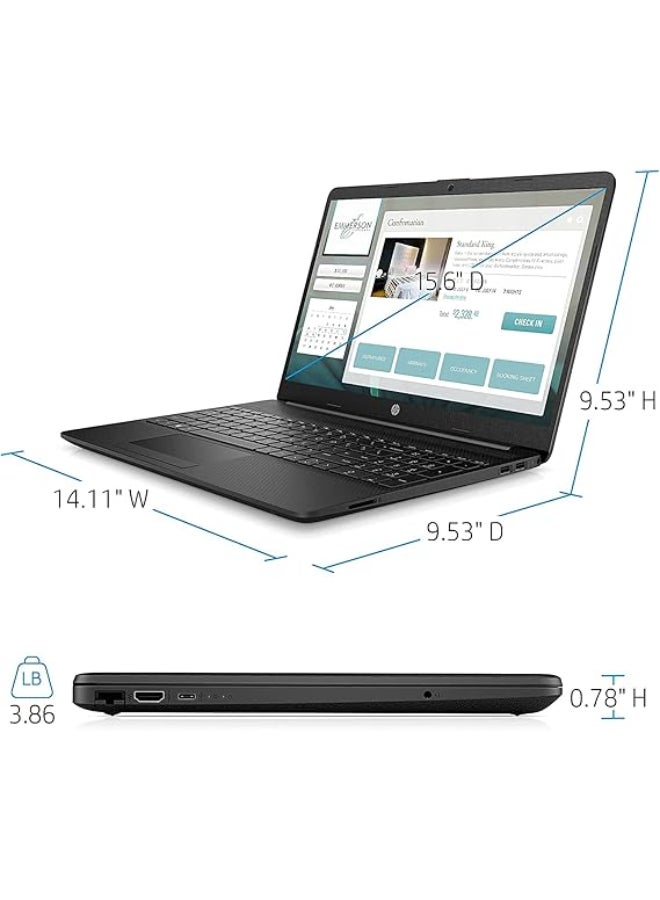 HP - 15s Laptop With 15.6-Inch FHD Display, Core i3 Processor/8GB RAM/256GB SSD/Intel UHD Graphics/Windows 11 English black - Image 1