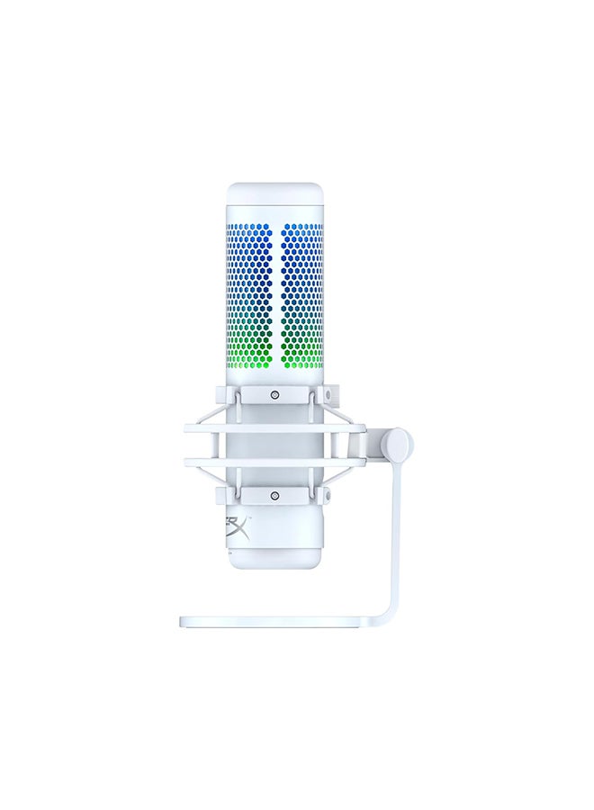 HYPERX - QuadCast S - RGB USB Condenser Microphone For PC, PS4 And Mac, Anti-Vibration Shock Mount, Four Polar Patterns, Pop Filter, Gaming, Streaming, Podcasts, Twitch, YouTube And Discord - Image 1