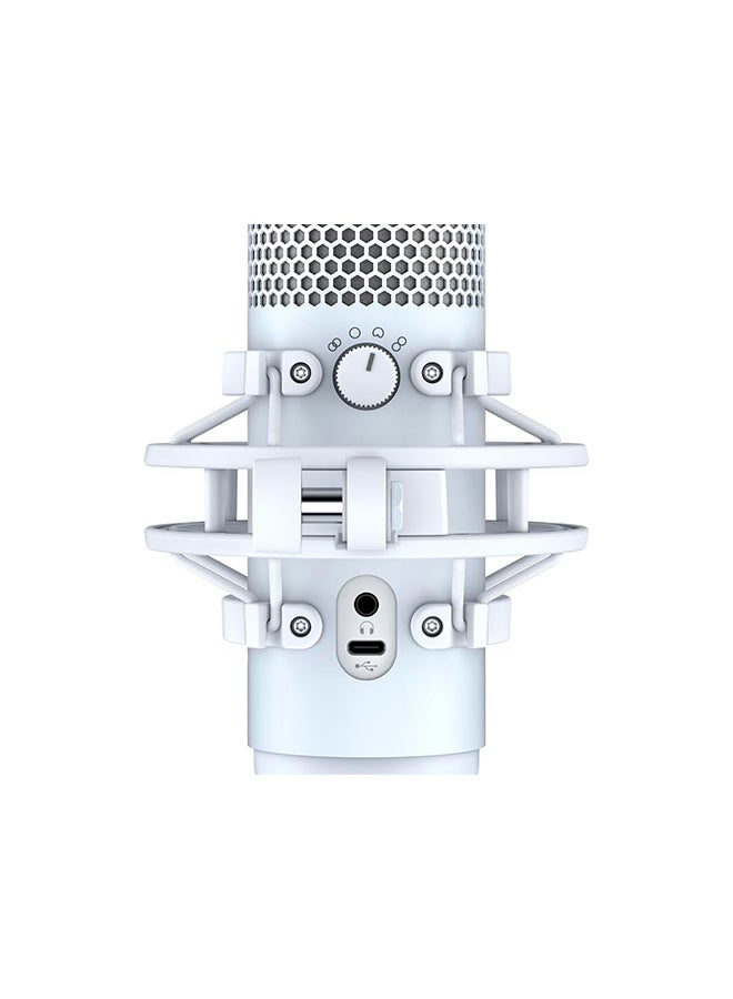 HYPERX - QuadCast S - RGB USB Condenser Microphone For PC, PS4 And Mac, Anti-Vibration Shock Mount, Four Polar Patterns, Pop Filter, Gaming, Streaming, Podcasts, Twitch, YouTube And Discord - Image 1