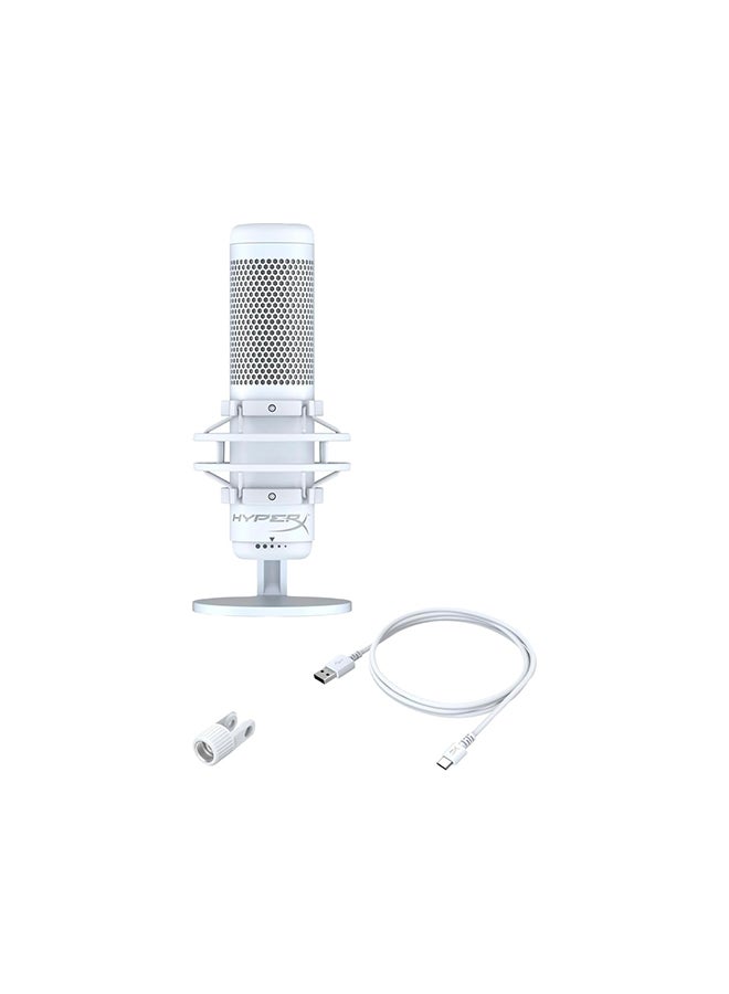 HYPERX - QuadCast S - RGB USB Condenser Microphone For PC, PS4 And Mac, Anti-Vibration Shock Mount, Four Polar Patterns, Pop Filter, Gaming, Streaming, Podcasts, Twitch, YouTube And Discord - Image 1