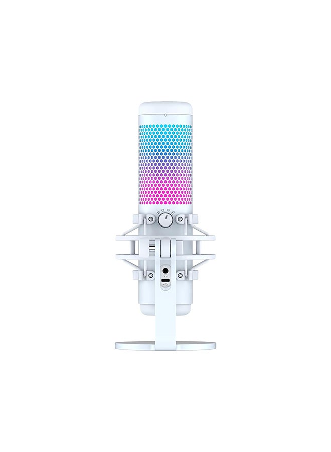 HYPERX - QuadCast S - RGB USB Condenser Microphone For PC, PS4 And Mac, Anti-Vibration Shock Mount, Four Polar Patterns, Pop Filter, Gaming, Streaming, Podcasts, Twitch, YouTube And Discord - Image 1