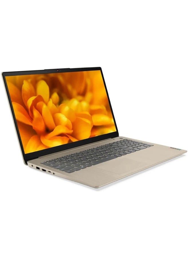 Lenovo IdeaPad 3 15ALC6  (Upgraded Version) Laptop With 15.6-Inch Full HD Display, AMD Ryzen 7 5700U Processor / 8GB RAM / 512GB SSD/ DOS(Without Windows) / AMD Radeon Graphics / Arabic Sand Arabic Sand Arabic Sand  - Image 2