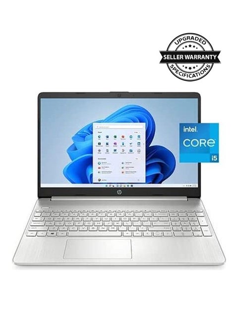 كمبيوتر محمول 15-dy2795 بشاشة مقاس 15.6 بوصة ومعالج Core i5-1135G7 وذاكرة وصول عشوائي سعة 8 جيجابايت ومحرك أقراص SSD سعة 256 جيجابايت وبطاقة رسومات Intel Iris Xe ونظام تشغيل Windows 11 Home