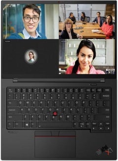 لينوفو ThinkPad X 1 Carbon Gen 9 20XW004RUS كمبيوتر محمول بشاشة لمس 14 بوصة WUXGA 1920 x 1200 Intel Core i7-1185G7 Quadcore 16 GB RAM 512 GB SSD Windows 10 Pro  - Image 3