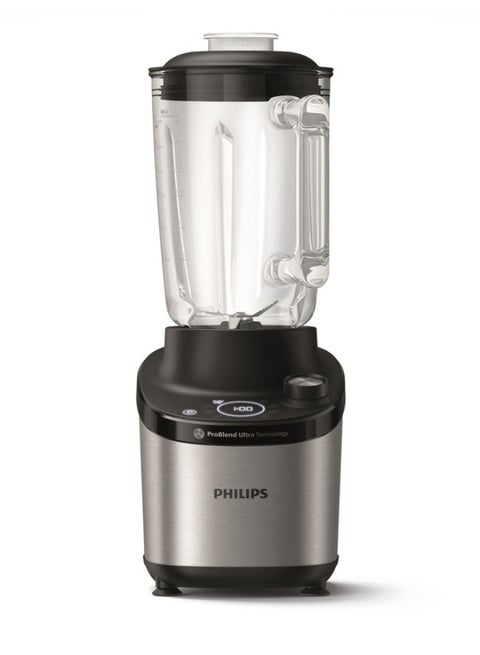 Glass Jar High Speed Blender 7000 Series - 12 Speed Setting, 6 Quick Programs, 2 L 1500 W HR3760/00 Black