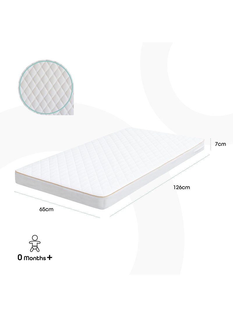 Moon Crib Mattress 126x65x7 Cm  - Image 2