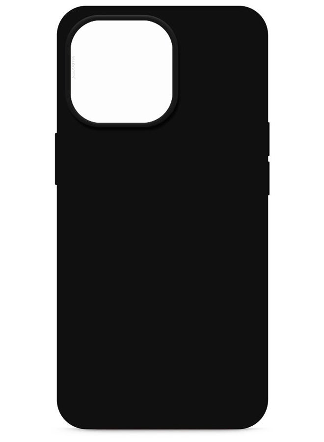 iPhone 14 Pro Max Case Silicone Cover Liquid Gel Soft Ultra Slim Shockproof Back Cover Full Body Protection 6.7 inch Black Black