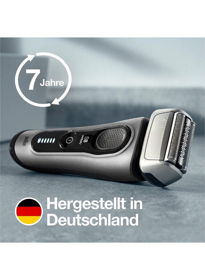 BRAUN Series 8 8417S Wet & Dry Shaver Silver  - Image 4