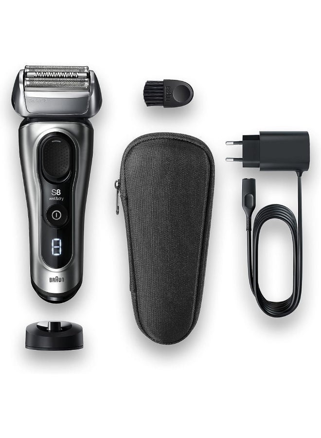 BRAUN Series 8 8417S Wet & Dry Shaver Silver  - Image 5