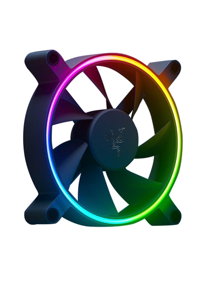 RAZER - Kunai Hydraulic 120MM aRGB PC Fan: Quiet, Powerful aRGB Fan - PWM Fan Controller Support - Powered by Razer Chroma RGB - 1 Fan - Image 1