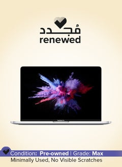 Renewed - MacBook Pro 2017 With 13 inch FHD Display,Core i5/8GB RAM/128GB SSD/Intel Iris Plus Graphics 655 English Silver