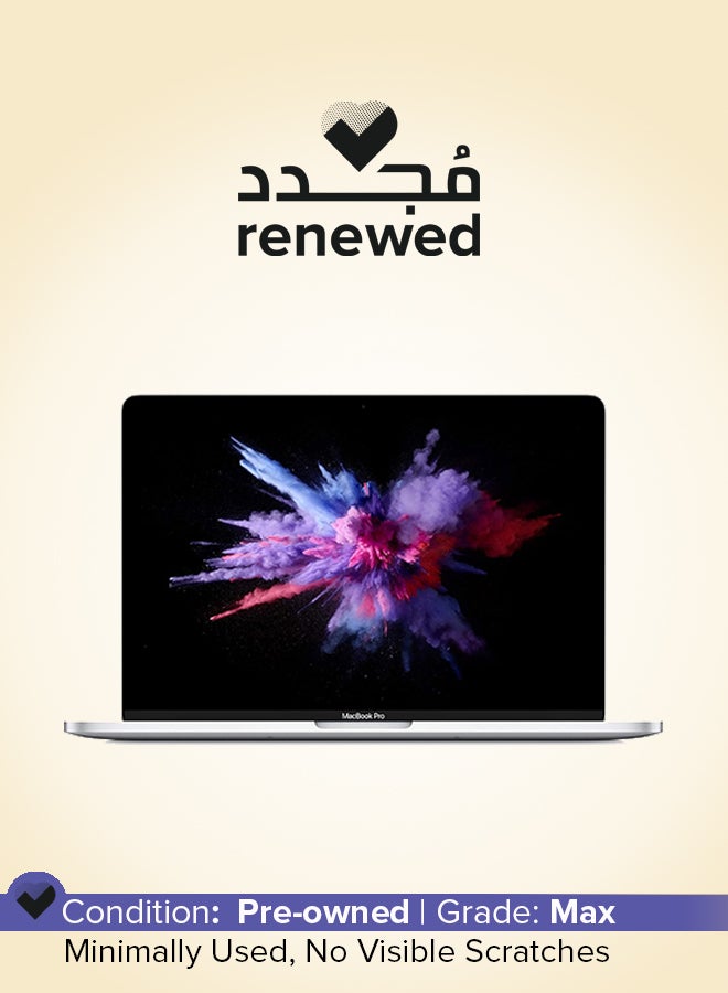 Apple Renewed - MacBook Pro A2159 (2018) Laptop With 13-Inch Full HD Display, Core i9 Processor/Hexa Core/8GB RAM/128GB SSD/macOS English Silver  - Image 1