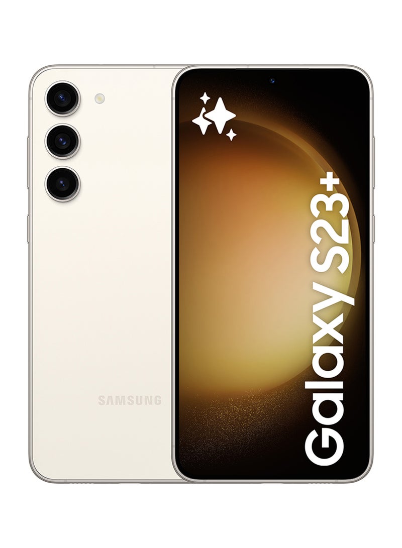 Samsung - Galaxy S23 plus 5G Dual SIM Cream 8GB RAM 512GB - Middle East Version - Image 1