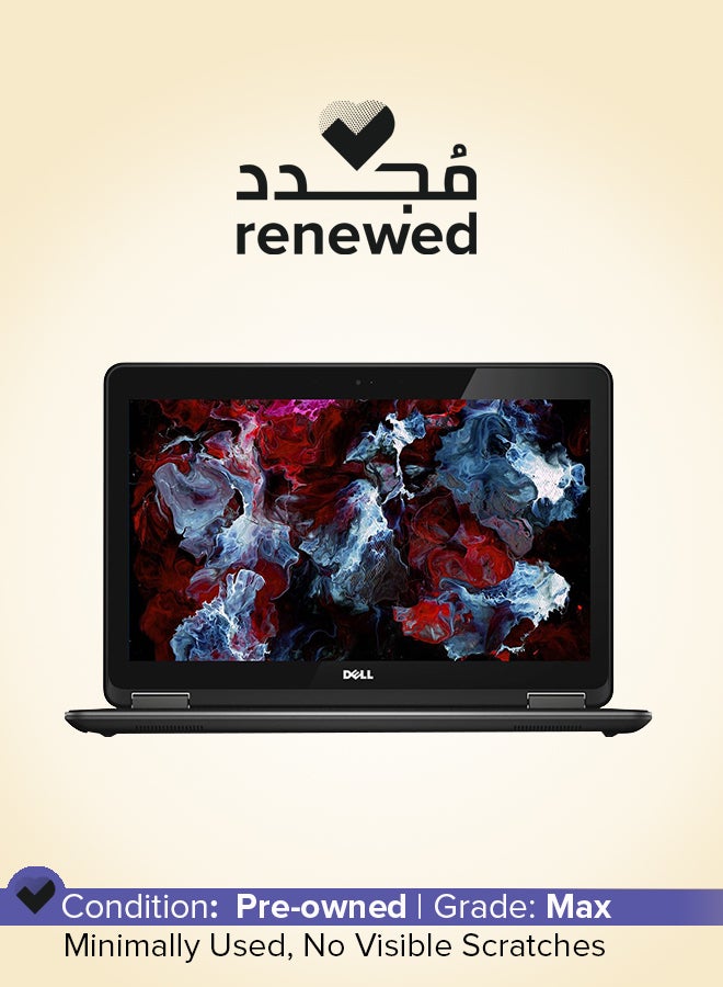 ديل - كمبيوتر محمول مجدد - شاشة Dell Latitude E7250 12 بوصة عالية الدقة ، معالج Core i7 5600U / ذاكرة وصول عشوائي (RAM) سعة 8 جيجابايت / محرك أقراص الحالة (SSD) سعة 256 جيجابايت / بطاقة رسومات Intel HD اللغة الإنجليزية أسود - Image 1