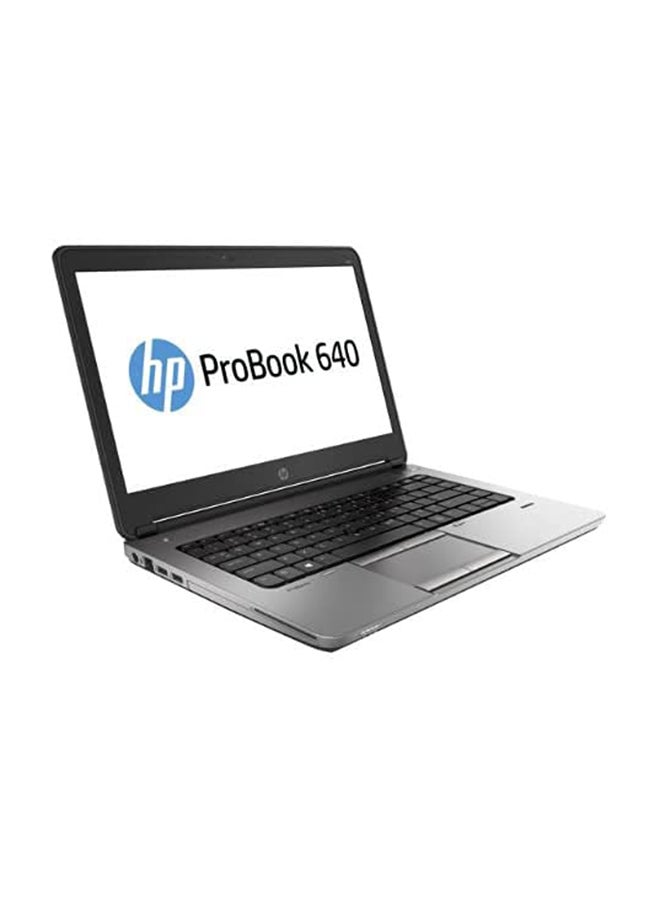 HP كمبيوتر محمول مجدد - HP ProBook 640 G1 بشاشة 14 بوصة عالية الدقة ، ومعالج كور i5 4200M / ذاكرة وصول عشوائي سعة 8 جيجابايت / محرك أقراص صلبة سعة 128 جيجابايت / بطاقة رسومات إنتل عالية الدقة اللغة الإنجليزية أسود - Image 3