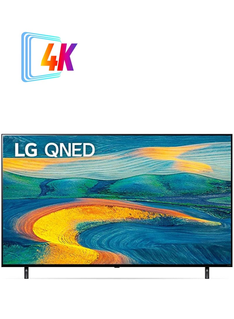 LG Smart Tv 65 Inch 4K Quantum Dot Nanocell Technology Qned7S Series Cinema Screen Design Webos Smart Ai Thinq 65QNED7S6QA Black - Image 1