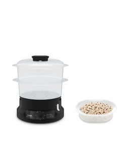Tefal Steam cooker | Minicompact Steamer | Easy To Store | 2 Years Warranty 6 L 800 W VC139865 Black  - Image 2