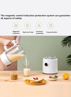 Xiaomi Versatile Smart Blender & Food Processor Hot & Cold Dual-Mode Blending, 9-Speed Precision Control, Ultra-Sharp 8-Leaf Stainless Steel Blade, OLED Touch Display, High-Power Motor, Smart App Connectivity for Effortless Cooking & Smoothies 800 - 950 W MPBJ001ACM-1A White  - Image 4
