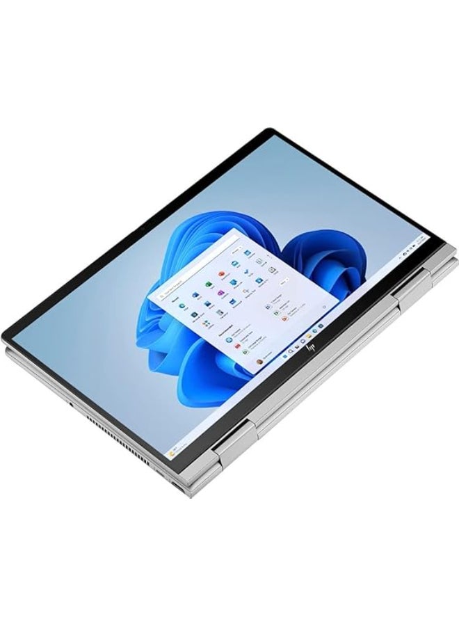 HP - Envy x360 13-BF0013DX Touchscreen (Upgraded Version) Laptop With 13.3-Inch Display, Core i7-1250U Processor/8GB RAM/512GB SSD/Intel Iris Xe Graphics/Windows 11 Home English Silver - Image 1
