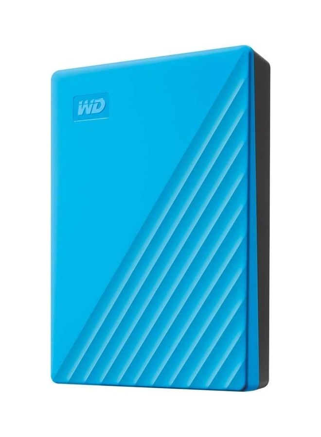 WD My Passport Portable External Hard Drive With Automatic Backup, 256Bit AES Hardware Encryption & Software Protection-WDBPKJ0050BBL-WESN 5 TB - Image 1