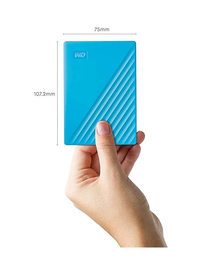 WD My Passport Portable External Hard Drive With Automatic Backup, 256Bit AES Hardware Encryption & Software Protection-WDBPKJ0050BBL-WESN 5 TB - Image 3