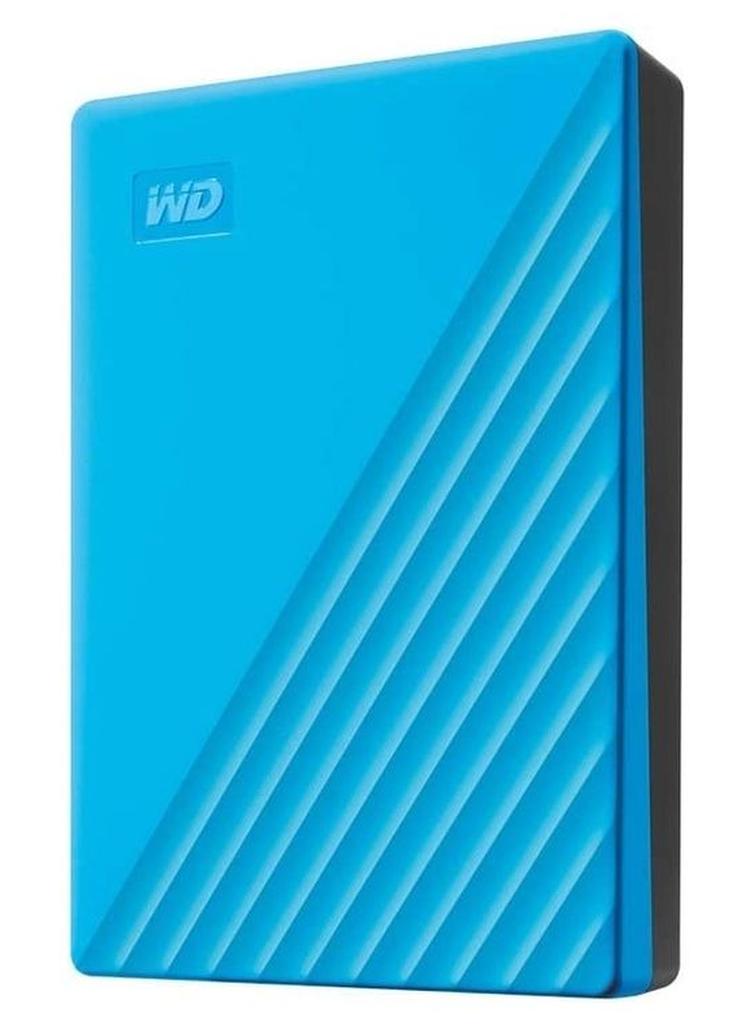 دبليو دي محرك الأقراص الصلبة الخارجي My Passport المحمول مع النسخ الاحتياطي التلقائي، تشفير الأجهزة 256 بت AES وحماية البرامج-WDBPKJ0050BBL-WESN - Image 1