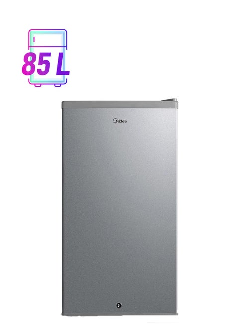 120L Gross/ 85L Net Capacity Single Door Refrigerator With Separate Chiller Compartment, 2L Bottle Holder, Adjustable Legs, 5 Year Compressor Warranty, Mini Fridge For Kitchen Bedroom Office And Bar MDRD133FGE50 Titanium