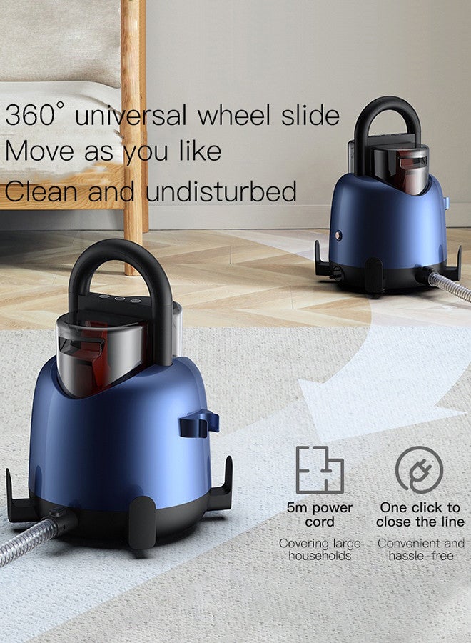 Deerma Professional Expert Deep Spot Cleaner Ultimate 1.6L Carpet & Upholstery Cleaning Solution with 850W Power, Advanced Stain Removal Technology, Powerful Suction, Large Removable Water Tanks, Versatile Anywhere Cleaning & Hot Rinsing Spray 1.6 L 850 W BY200 Blue  - Image 5