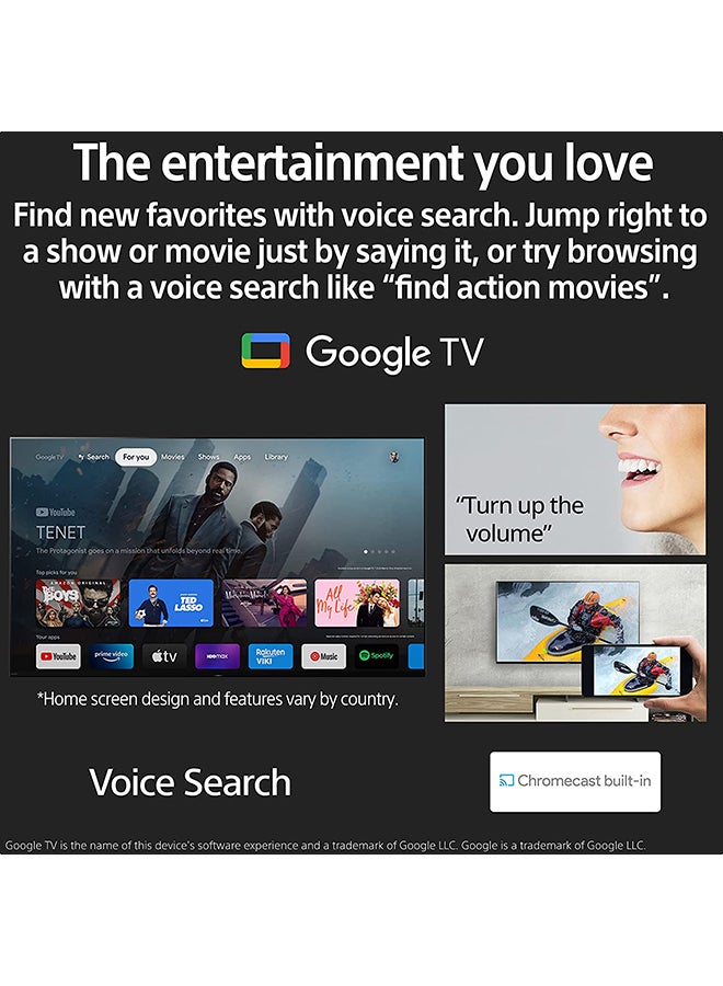 Sony - 85 Inch 4K Ultra HD LED Smart Google TV With Dolby Vision HDR And Native 120HZ Refresh Rate KD-85X85K Black - Image 1