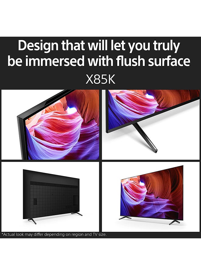 Sony - 85 Inch 4K Ultra HD LED Smart Google TV With Dolby Vision HDR And Native 120HZ Refresh Rate KD-85X85K Black - Image 1