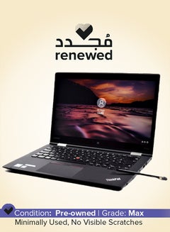 Renewed - X1 Yoga 2 In 1 Laptop With Pen With 14-Inch Display,Intel Core i5/8GB DDR4 RAM/256GB SSD/6th Gen/USB/WIndows 10 Pro English Black