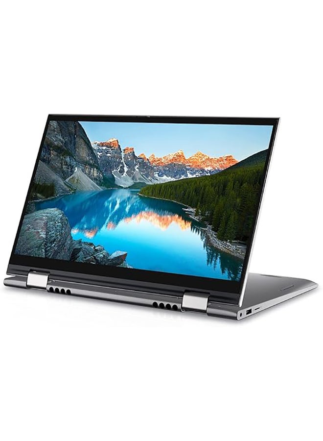 DELL - Inspiron 14 5410 Convertible 2-In-1 Laptop With 14-Inch Display, Core i3-1125G4 Processor/4GB RAM/256GB SSD/Intel UHD Graphics/Windows 11 Home English/Arabic Silver - Image 1