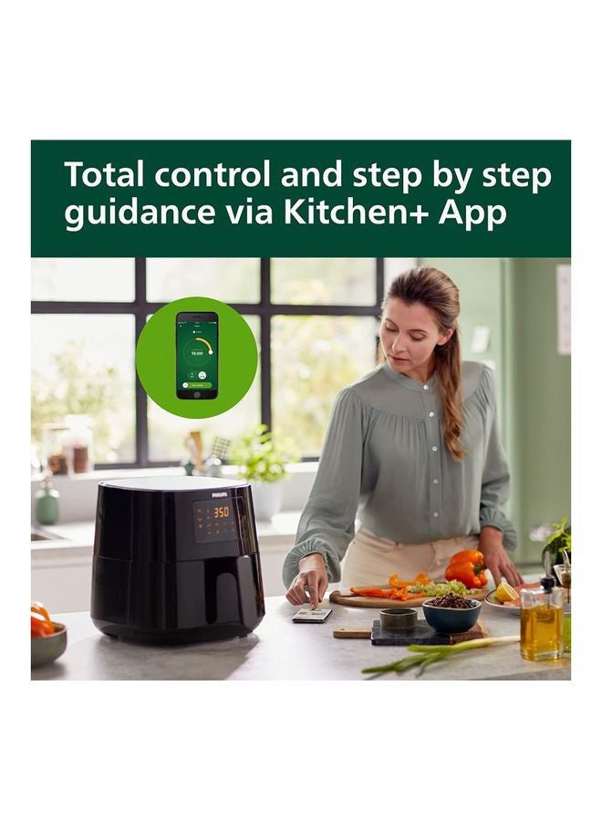 Philips - XL Capacity Digital Air fryer With Rapid Air Technology Wi Fi Connected Kitchen App Alexa Compatible 6.2 L 2000 W HD9280/91 Black - Image 1
