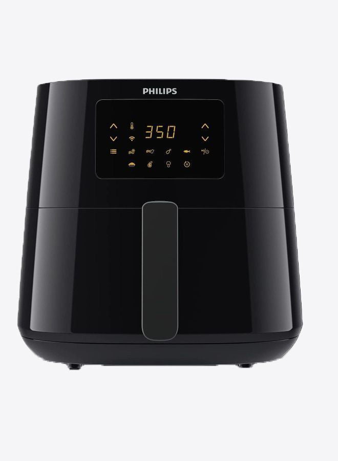 Philips - XL Capacity Digital Air fryer With Rapid Air Technology Wi Fi Connected Kitchen App Alexa Compatible 6.2 L 2000 W HD9280/91 Black - Image 1