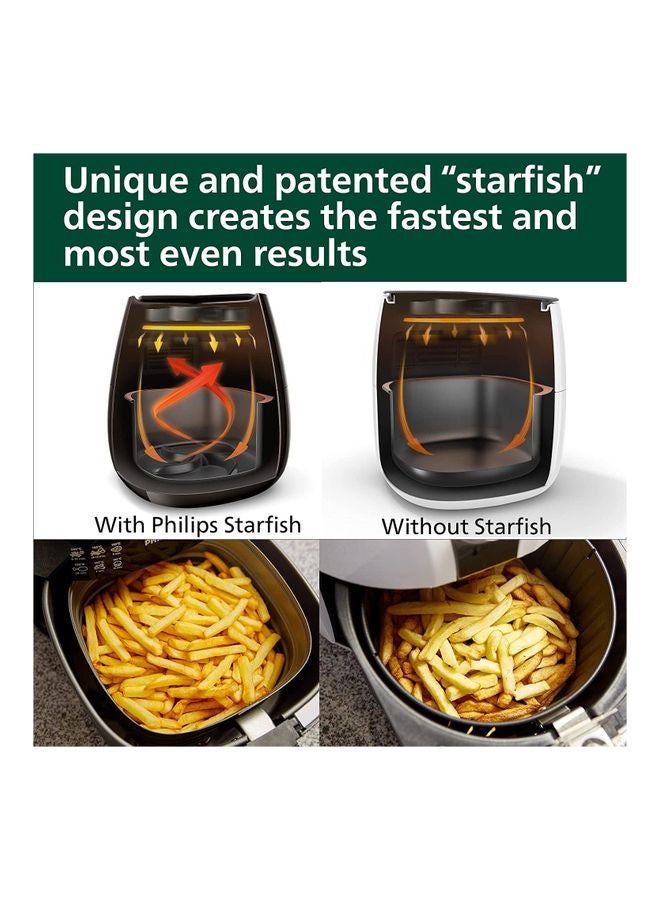 Philips - XL Capacity Digital Air fryer With Rapid Air Technology Wi Fi Connected Kitchen App Alexa Compatible 6.2 L 2000 W HD9280/91 Black - Image 1