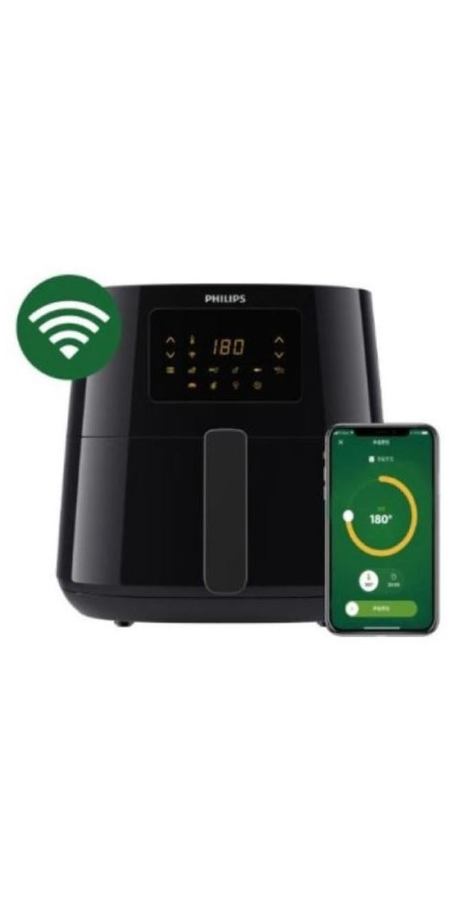 فيليبس مقلاة هوائية رقمية بسعة XL مع تقنية Rapid Air Technology Wi-Fi Connected Kitchen App المتوافقة مع Alexa - Image 1