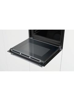 BOSCH Built-In Oven with Pyrolytic Self-Cleaning, 60 cm, with 4D HotAir for Even Cooking HBG6764S6M Stainless Steel  - Image 4