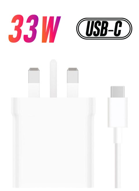 33W Charging Combo Type A White