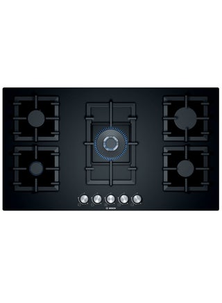 Gas Hob with FlameSelect and Dual Flame Burner, 90 cm, with Precision Heat Control PPQ9B6O90M Black - pnsku/N53378180A/45/_/1722001361/9d9e4ec4-a15e-4136-b79b-dfb5fd15f111